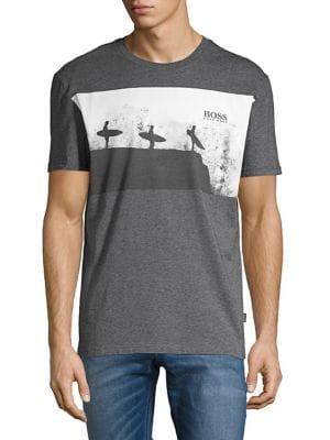 Boss Graphic Short-sleeve Cotton Tee