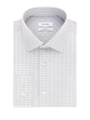 Calvin Klein Check Regular-fit Dress Shirt