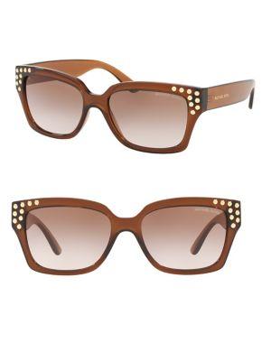 Michael Kors 55mm Banff Rectangular Sunglasses