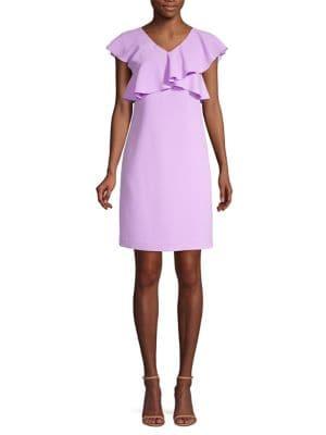 Trina Turk Miami Modern Caneron Ruffle Shift Dress