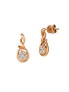 Le Vian 14k Strawberry Gold? & Vanilla Diamonds? Twist Teardrop Earrings