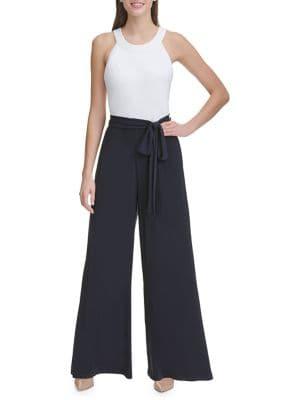 Tommy Hilfiger Wide-leg Jersey Jumpsuit