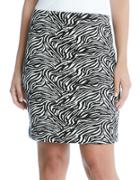 Karen Kane Zebra Printed Pencil Skirt