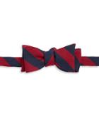 Brooks Brothers Wool And Silk Bow Tie