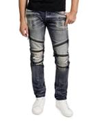 Cult Of Individuality Greaser Moto-stretch Jeans