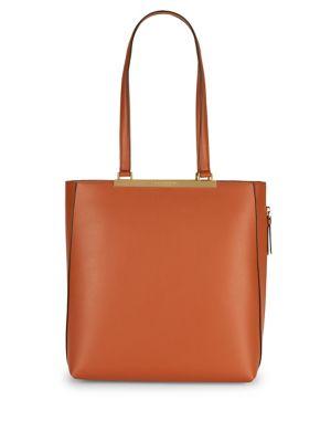Donna Karan Leather Tote Bag