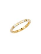 Adina Reyter 14k Yellow Gold & 0.05 Tcw White Diamond Stripe Band Ring