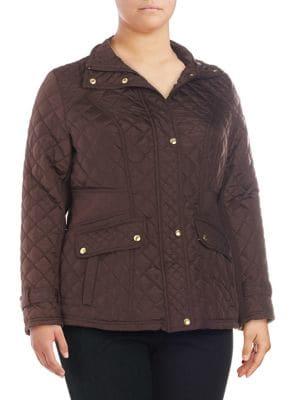 Weatherproof Plus Diamond-quilt Coat