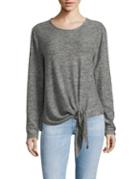 Nic+zoe Knotted Long Sleeve Top