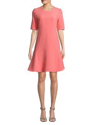 Ellen Tracy Short-sleeve A-line Dress