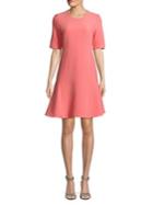 Ellen Tracy Short-sleeve A-line Dress