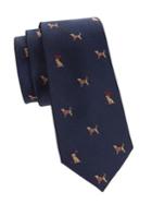 Tommy Hilfiger Dog-print Silk-blend Tie
