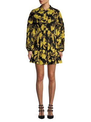 Cmeo Collective On & Off Pleated Fit-&-flare Dress