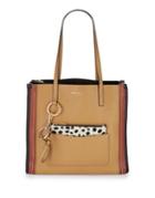 Marc Jacobs Geometric Calf Hair Leather Tote