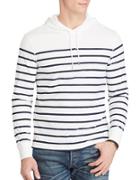 Lauren Ralph Lauren Striped Pima Jersey Hoodie