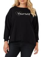 Jessica Simpson Plus Dasha Love Yourself Top