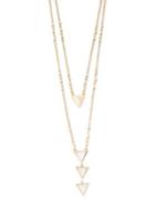 Design Lab Lord & Taylor Triangle Layer Necklace