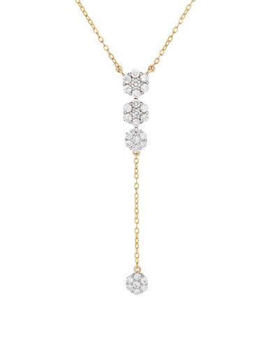 Lord & Taylor Diamonds And 14k Yellow Gold Necklace