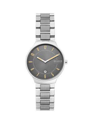 Skagen Grenen Slim Two-tone Stainless Steel Bracelet 2-hand Watch