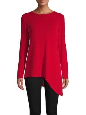 Calvin Klein Asymmetric Knit Top