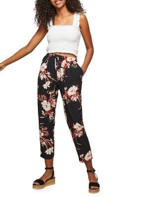 Miss Selfridge Floral Slim-leg Joggers
