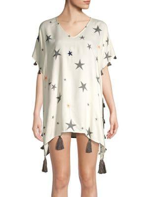 Surf Gypsy Tasseled Star Coverup