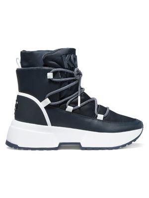 Michael Kors Cassia Leather Lace-up Boots