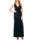 Laundry By Shelli Segal Sleeveless Foil Gown