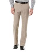 Perry Ellis Big And Tall Textured Flat Front Suit Pants