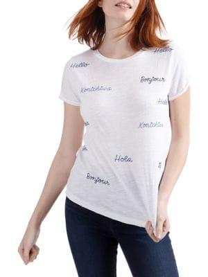 Lucky Brand Graphic Cotton Crew Tee