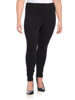 Lord & Taylor Plus Ponte Leggings