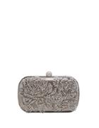 La Regale Rose Beaded Minaudiere