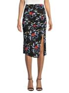 Diane Von Furstenberg Floral-print Midi Skirt