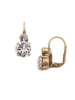 Sorrelli Core Round Swarovski Crystal Earrings