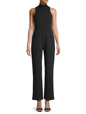 Vince Camuto Mockneck Wide-leg Jumpsuit