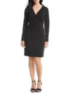 Karen Kane Classic Faux Wrap Dress