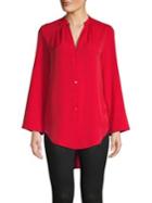 Context High-low Bell-sleeve Top