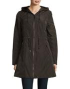 Laundry By Shelli Segal Hooded Lightweight Coat