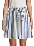 Vero Moda Stripe-print Mini Skirt