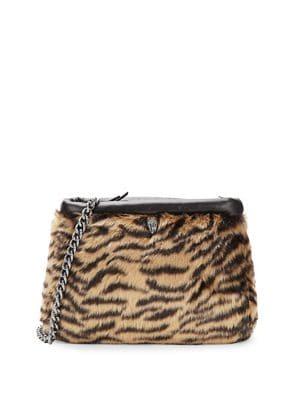 Kurt Geiger London Small Faux Fur Clutch