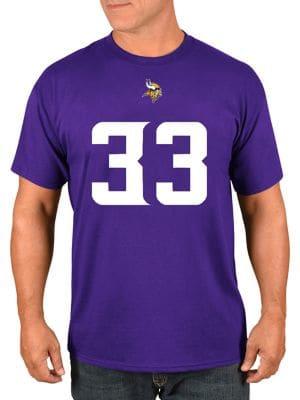 Majestic Dalvin Cook Minnesota Vikings Nfl Eligible Receiver Iii Cotton Tee