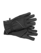 Ur Powered Ruched Cuff Softshell Faux-fur Lined Tech Gloves