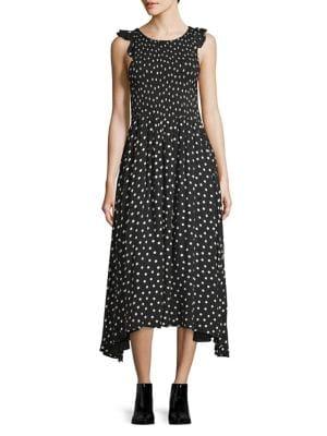 Free People Chambray Butterflies Midi Dress