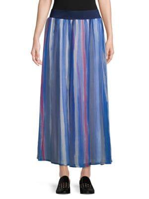 Context Striped Maxi Skirt
