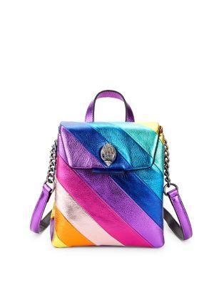 Kurt Geiger London Small Soho Rainbow Leather Backpack