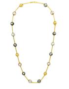 Majorica 18kt. Gold Pearl Illusion Necklace
