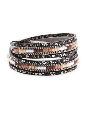 Design Lab Beaded Wrap Bracelet
