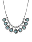 Lucky Brand Jeweled Medallion Necklace