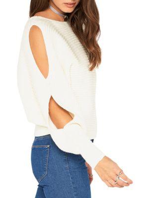 Miss Selfridge Slouchy Cutout Sweater