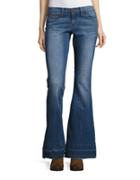 Flying Monkey Flared Cotton-stretch Jeans